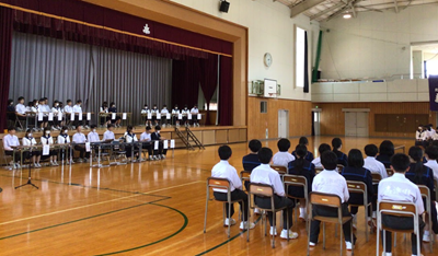 生徒総会の様子