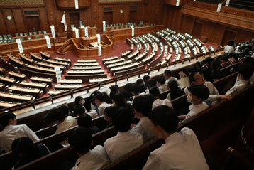 国会見学中の様子