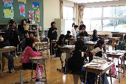 5年生の学習参観の様子
