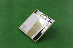 10周年記念バッチの画像