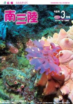 広報みなみさんりく平成29年3月号の表紙