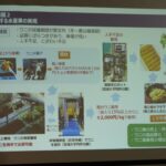 研究開発課題2 藻場と共生する水産業の実現(ウニ漁の課題)の説明文のスクリーン画面の写真（DSCF9426のページへリンク）