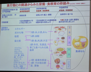 食行動との関連からみた栄養・食教育の枠組みの資料の画像
