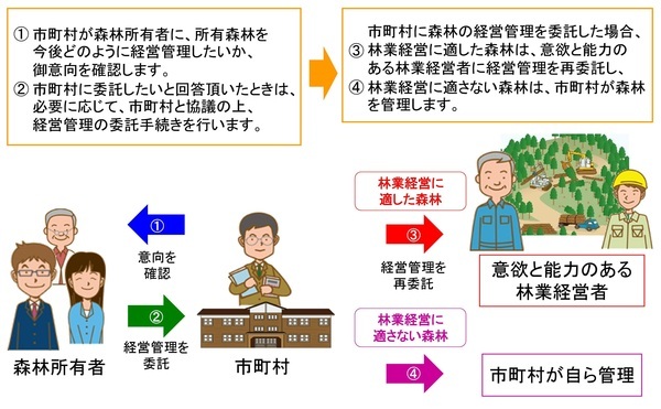 制度の流れを説明したフロー図