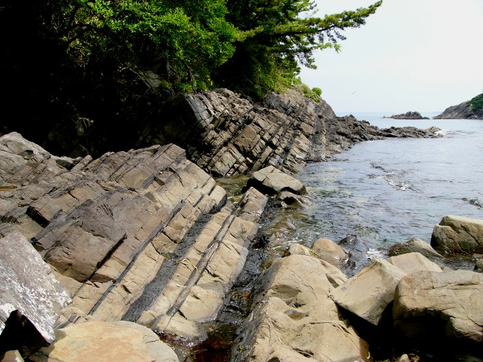 三畳紀地層海岸（戸倉寺浜）