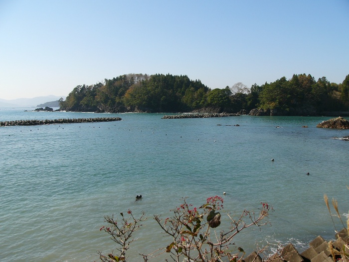 臥牛ヶ館（歌津城）跡（歌津館浜）