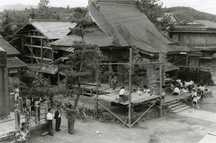 移転前の八幡宮（志津川塩入）