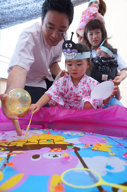 子育て支援センターで夏まつり